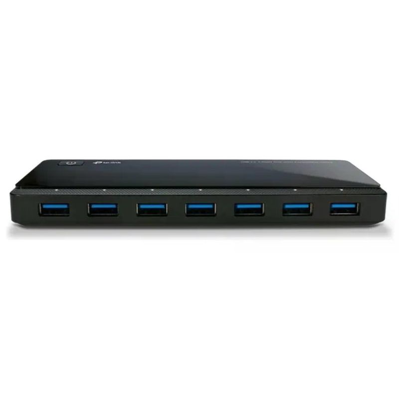 TP-Link UH720 Hub USB 3.0 a 7 porte dati e 2 porte di ricarica, nero