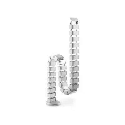 DIGITUS DA-90506 Passacavi flessibile da 130 cm, 4 canali, argento DIGITUS DA-90506 Passacavi flessibile da 130 cm, 4 canali, argento