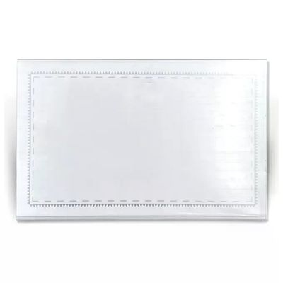 Lebez Portabadge Semirigido Trasparente 90 × 55 mm, con Clip e Spilla – 50 Pezzi