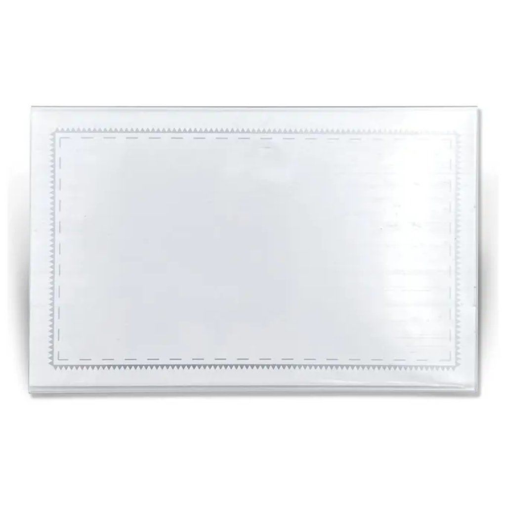 Lebez Portabadge Semirigidi Trasparenti 9 × 5,5 cm, con Clip e Spilla – 50 Pezzi