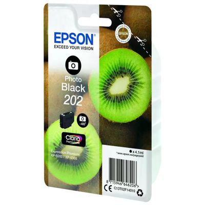 Epson 202 Cartuccia Inkjet Nero Foto 4,1 ml per XP-6000/XP-6005