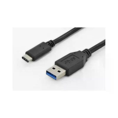 Digitus AK-300136-010-S – Cavo USB-A a USB-C 3.2 Gen 1, 1 m, nero