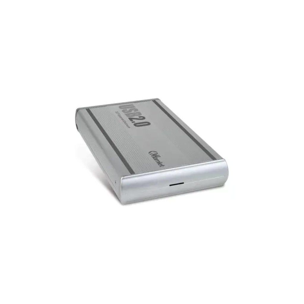 Hamlet HXD3SAUU Box Esterno per Hard Disk SATA 3.5'' USB 2.0 480 Mbps Plug and Play colore Argento