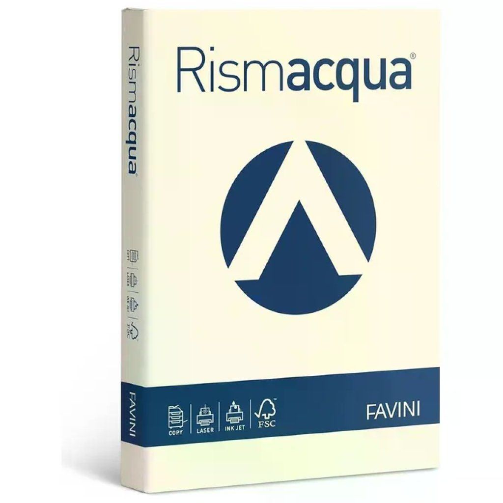 CARTOTECNICA FAVINI Favini Rismacqua Carta A3 Avorio 200 g/m², 125 fogli CARTOTECNICA FAVINI Favini Rismacqua Carta A3 Avorio 200 g/m², 125 fogli