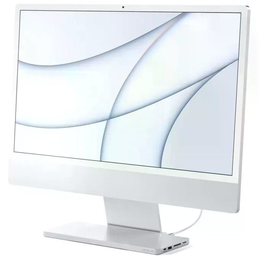 Satechi Slim Dock USB-C per iMac 24″ con slot SSD M.2 e lettore SD