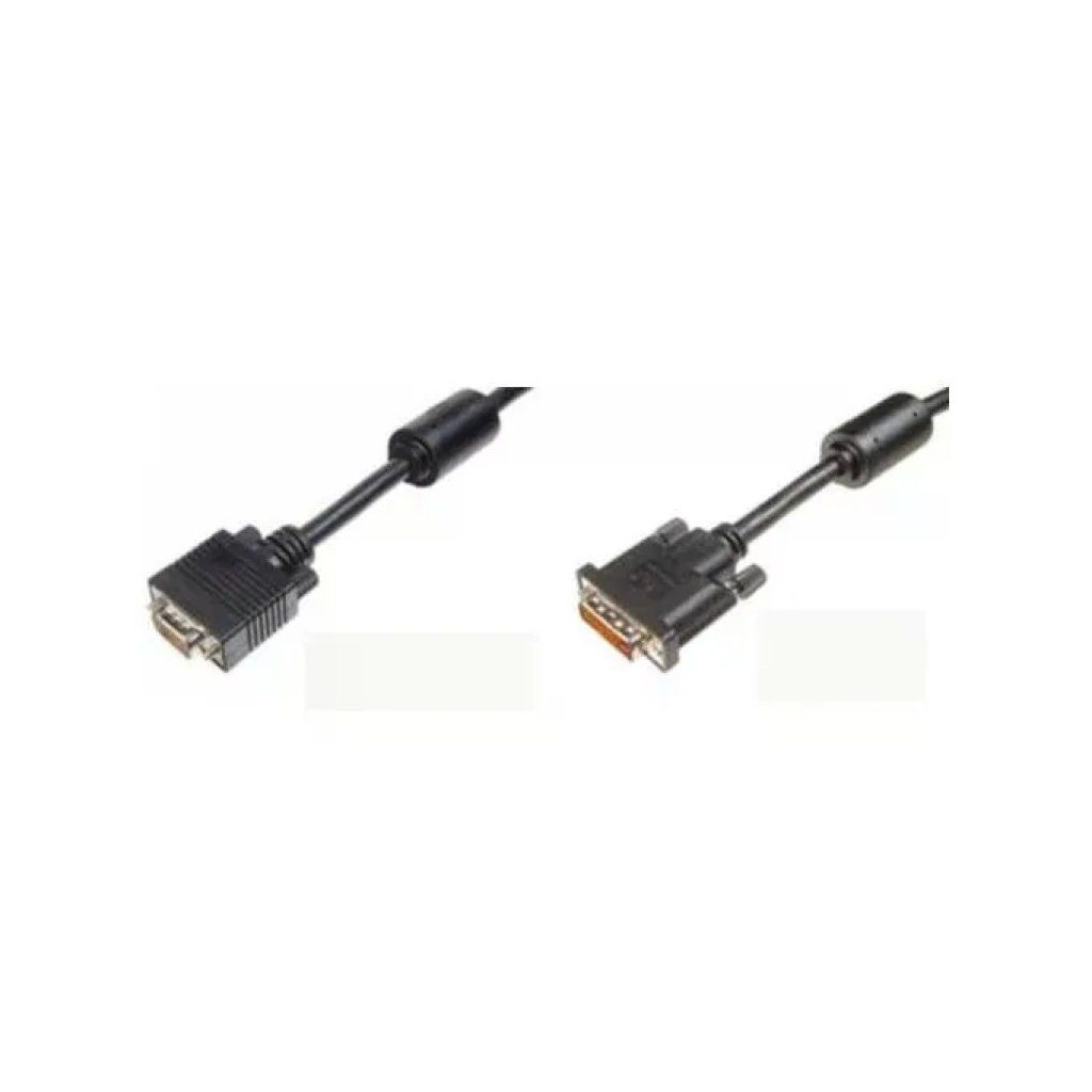 Digitus AK-622N-3 Cavo DVI-I a VGA Maschio-Maschio, 3 m, Nero Digitus AK-622N-3 Cavo DVI-I a VGA Maschio-Maschio, 3 m, Nero