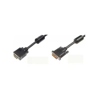 Digitus AK-622N-3 Cavo DVI-I a VGA Maschio-Maschio, 3 m, Nero