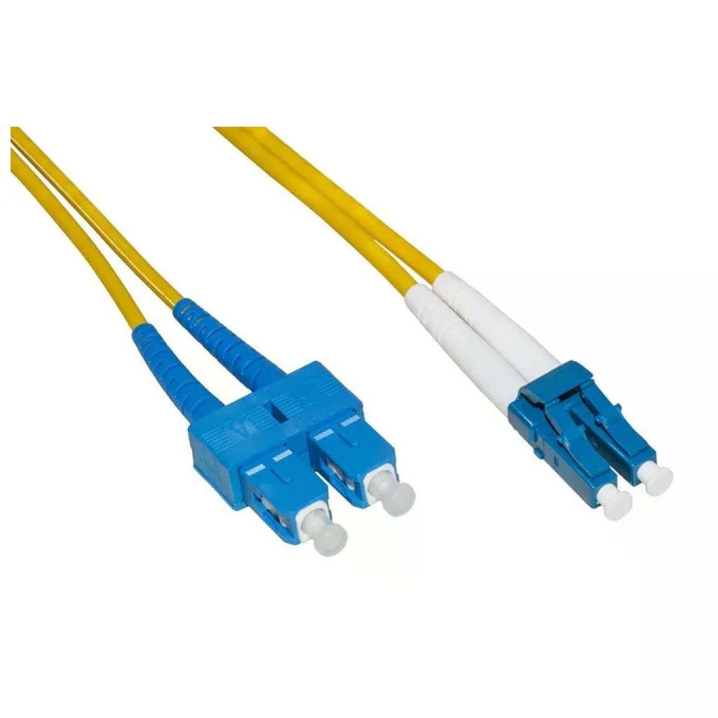 LINK Cavo Fibra Ottica LC-SC Singlemode Duplex OS2, 3 m