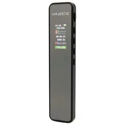 Majestic VR-38 Registratore Vocale Digitale Nero con Display Majestic VR-38 Registratore Vocale Digitale Nero con Display