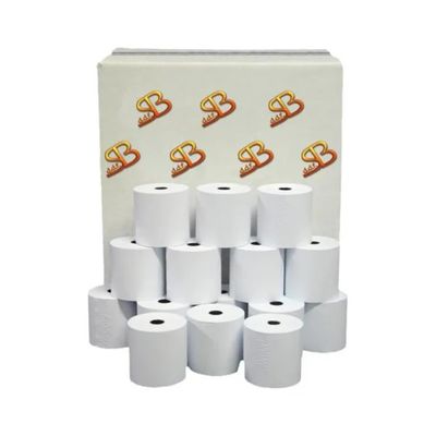 SA.BA.CART CF10 – 10 Rotoli di Carta Termica per Zebra IMZ320, 76 mm × 15 m, Bianchi