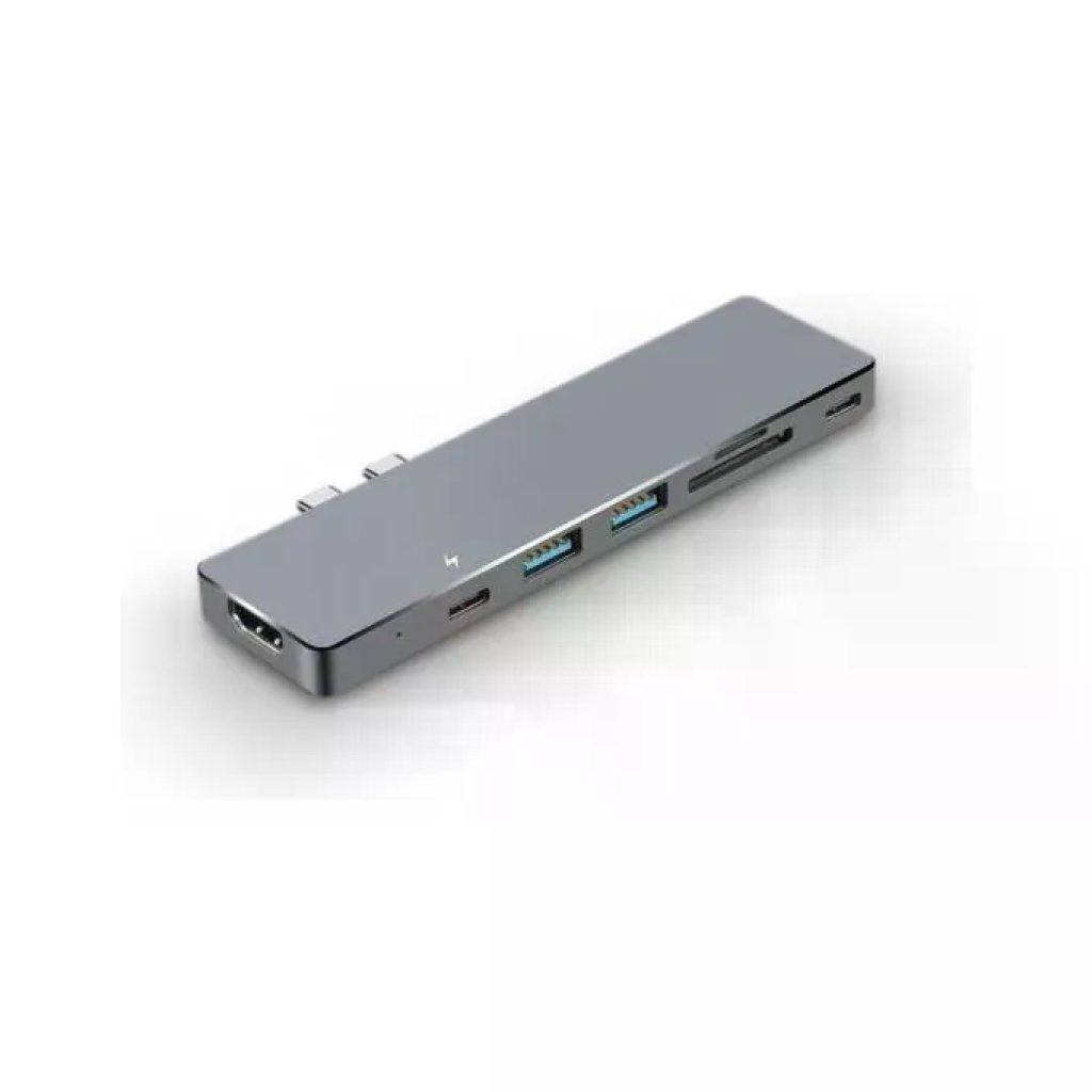 Nilox Docking Station USB-C 7 in 1 Silver