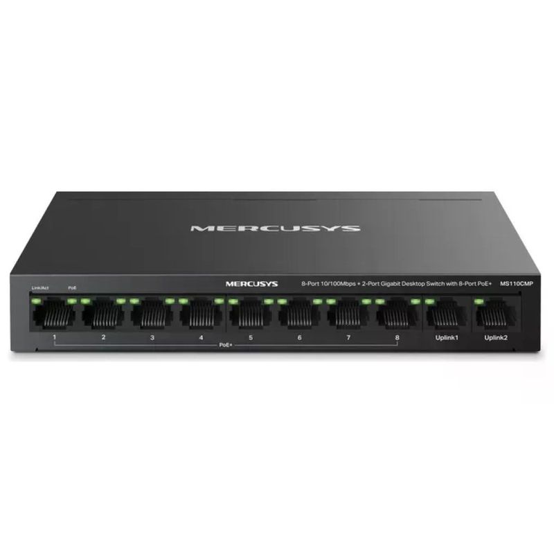 Mercusys MS110CMP Switch PoE+ Fast Ethernet a 10 porte