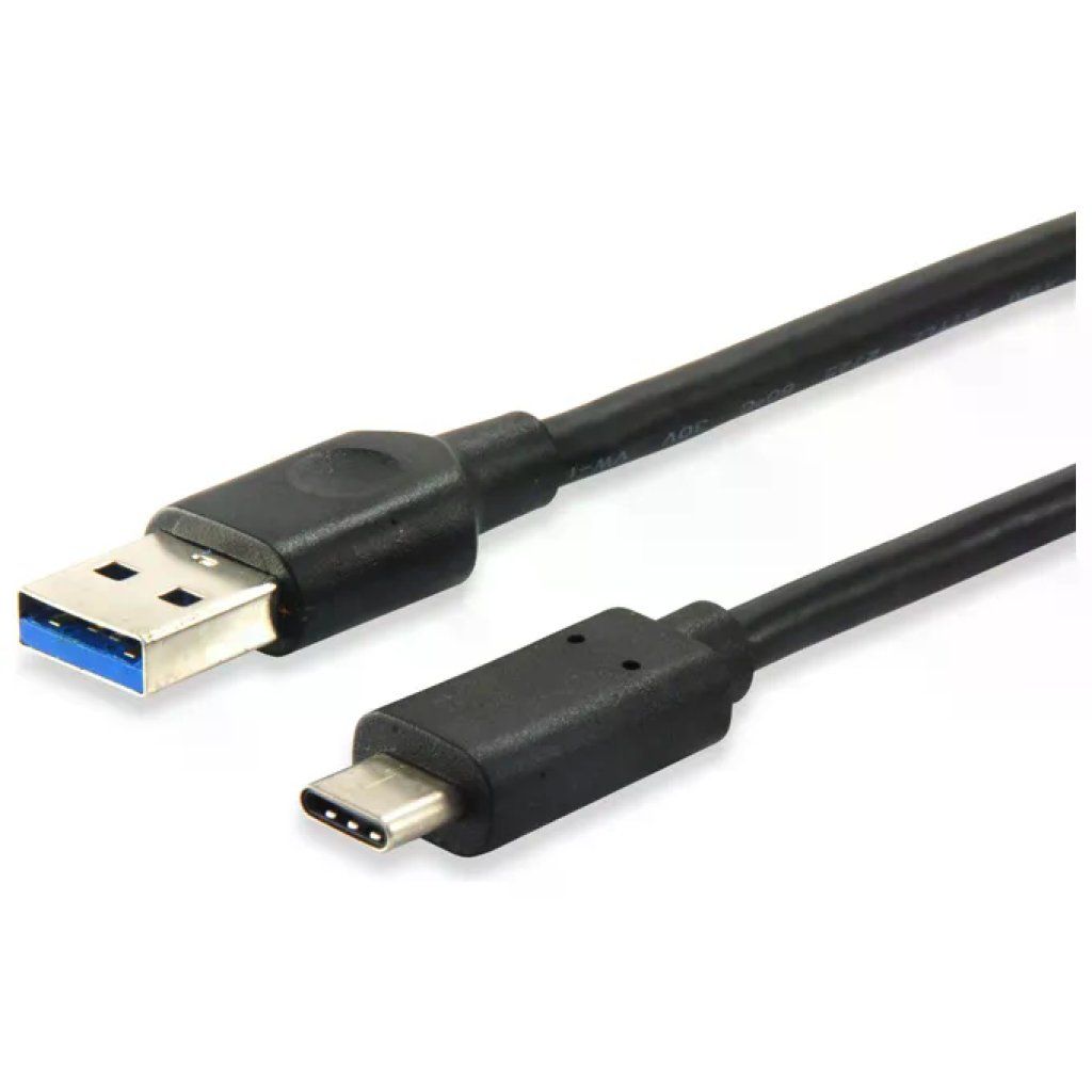 EQUIP 128345 Cavo USB-C a USB-A USB 3.2 Gen 1, 50 cm, 5 Gbps, 3 A, Nero EQUIP 128345 Cavo USB-C a USB-A USB 3.2 Gen 1, 50 cm, 5 Gbps, 3 A, Nero
