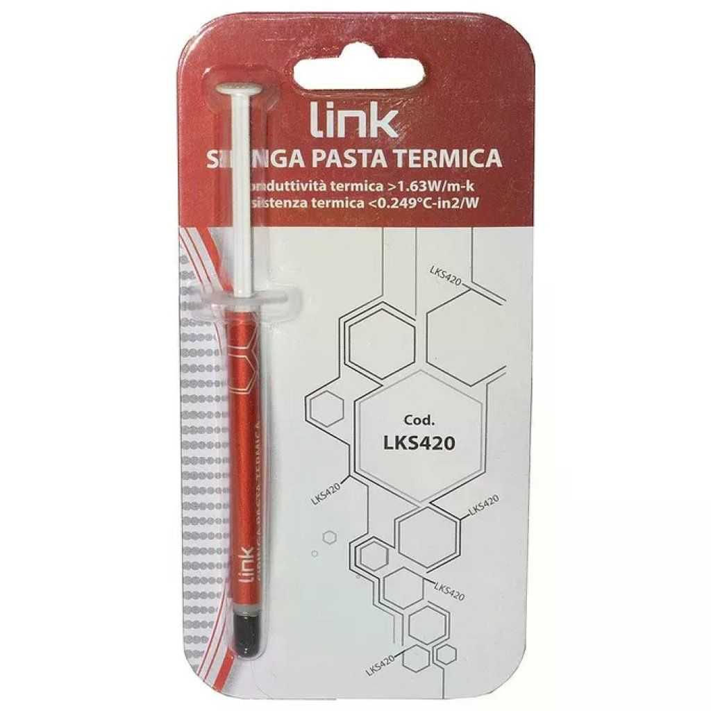 LINK LKS420 Pasta Termica Grigia per Dissipatori, 1 g