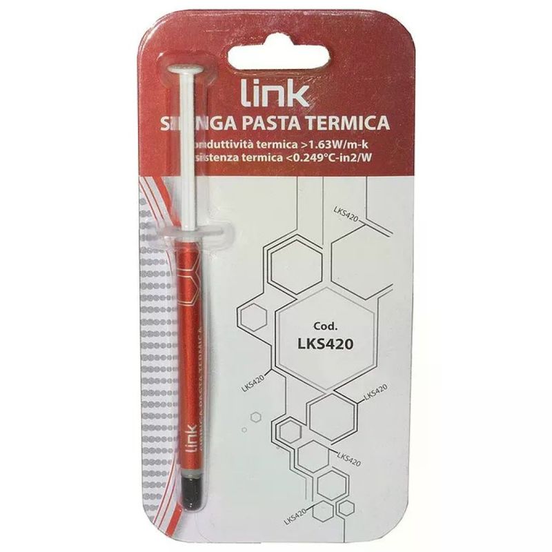 LINK LKS420 Pasta Termica Grigia per Dissipatori, 1 g