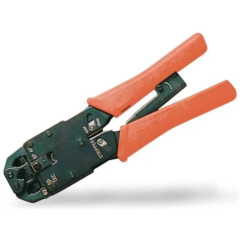 LINK Pinza crimpatrice universale per connettori RJ11, RJ12 e RJ45 LINK Pinza crimpatrice universale per connettori RJ11, RJ12 e RJ45