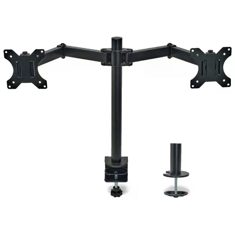 OVERMUST Braccio Doppio Regolabile per 2 Monitor 13-32″
