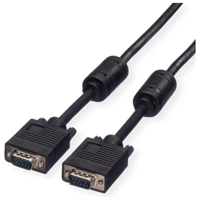 Nilox cavo VGA maschio-maschio con ferriti, 6 m