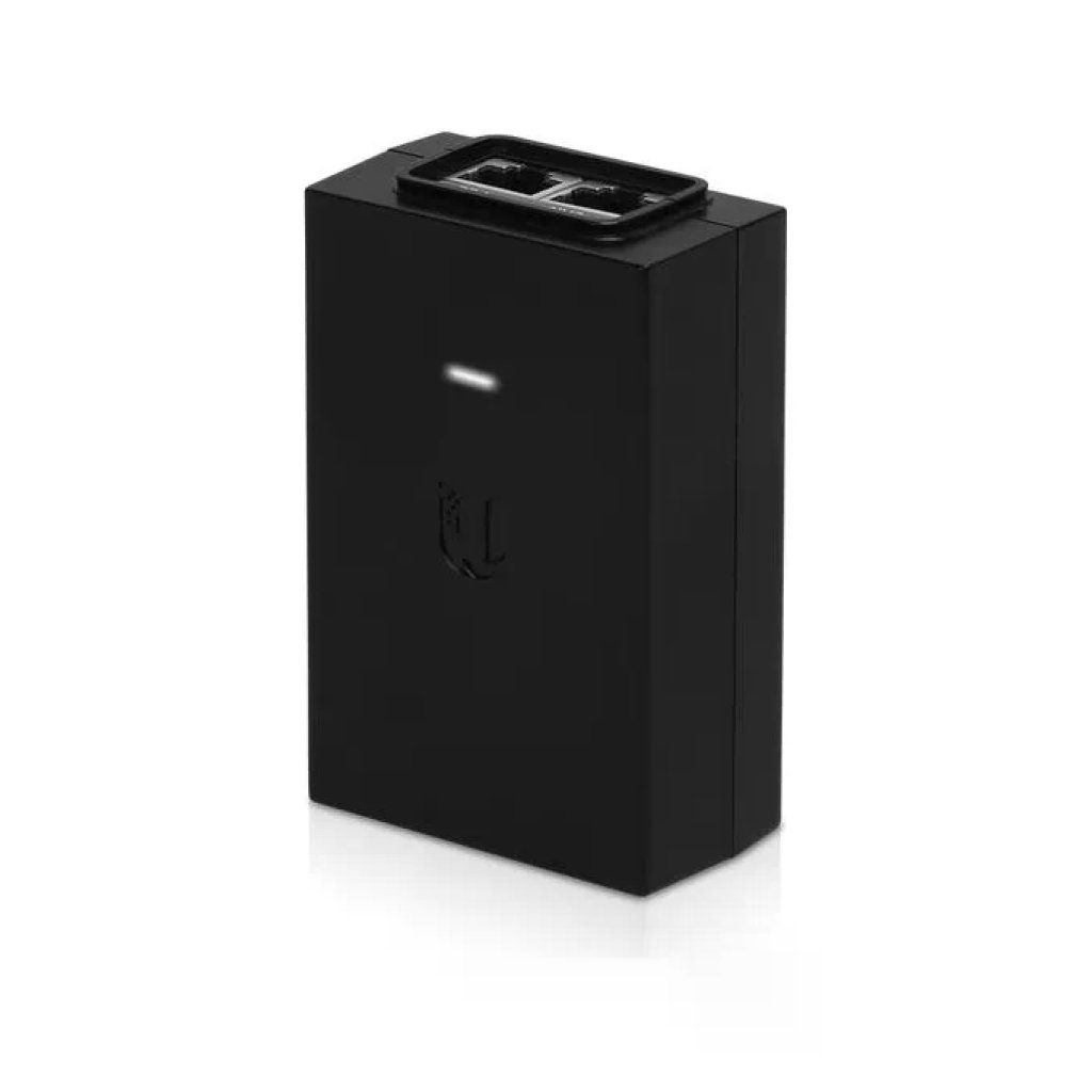 Ubiquiti POE-48-24W-G Iniettore PoE Gigabit 48 V 24 W, 2 porte RJ45, nero