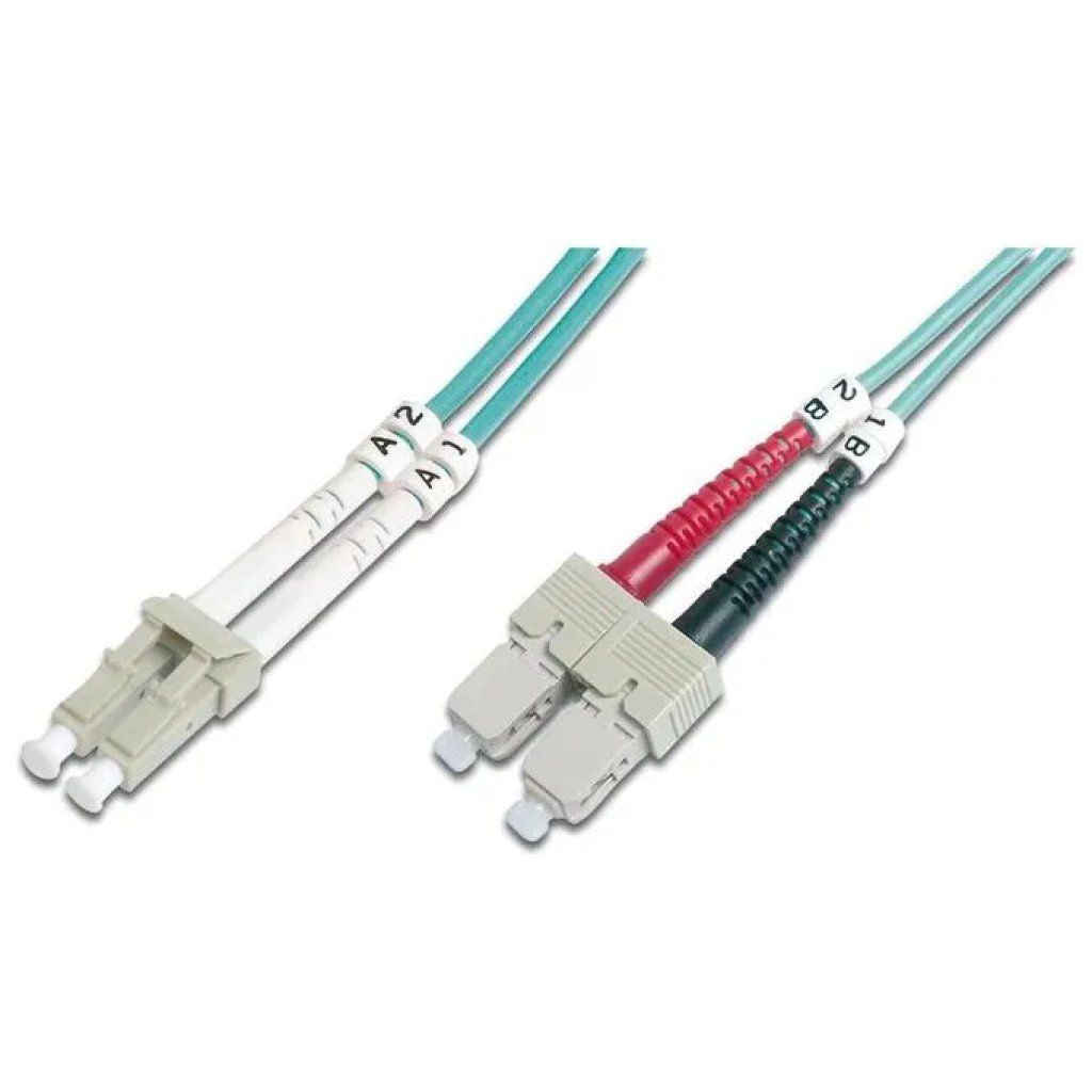 Digitus Cavo Fibra Ottica Duplex OM3 LC-SC, 1 m Digitus Cavo Fibra Ottica Duplex OM3 LC-SC, 1 m