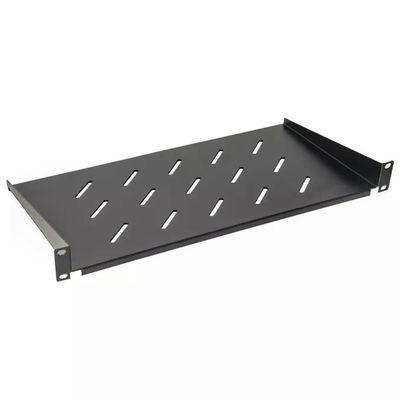 LINK LK10073 Ripiano Rack 19" 1U, Profondità 25 cm, Nero