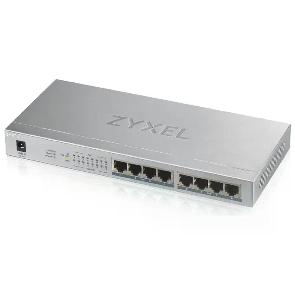 Zyxel GS1008HP Switch Gigabit a 8 porte PoE+ 60 W