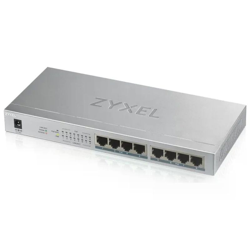 Zyxel GS1008HP Switch Gigabit a 8 porte PoE+ 60 W
