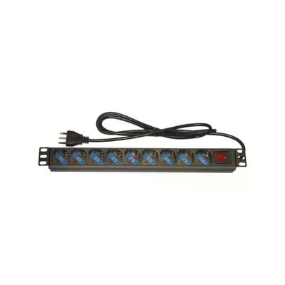 LINK LK10053 Multipresa Rack 19" 9 Prese Universali, 16A, 3500W
