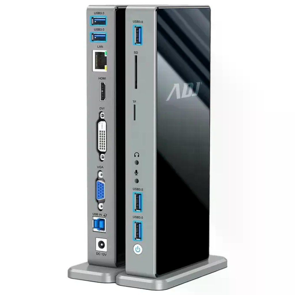 ADJ York Docking Station 15-in-1 USB 3.0 Multi Display