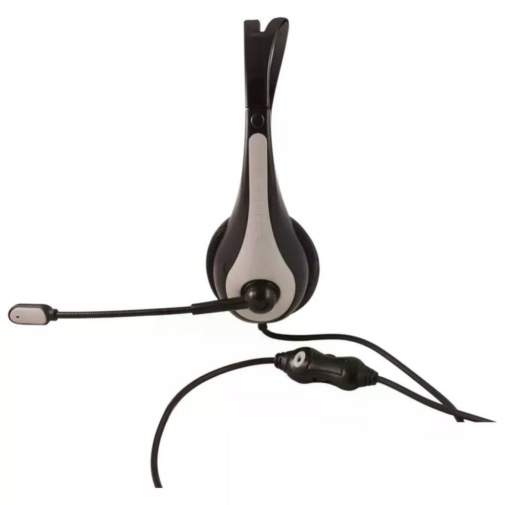 Atlantis VA5100-G Cuffie Stereo con Microfono per PC, Grigie Atlantis VA5100-G Cuffie Stereo con Microfono per PC, Grigie
