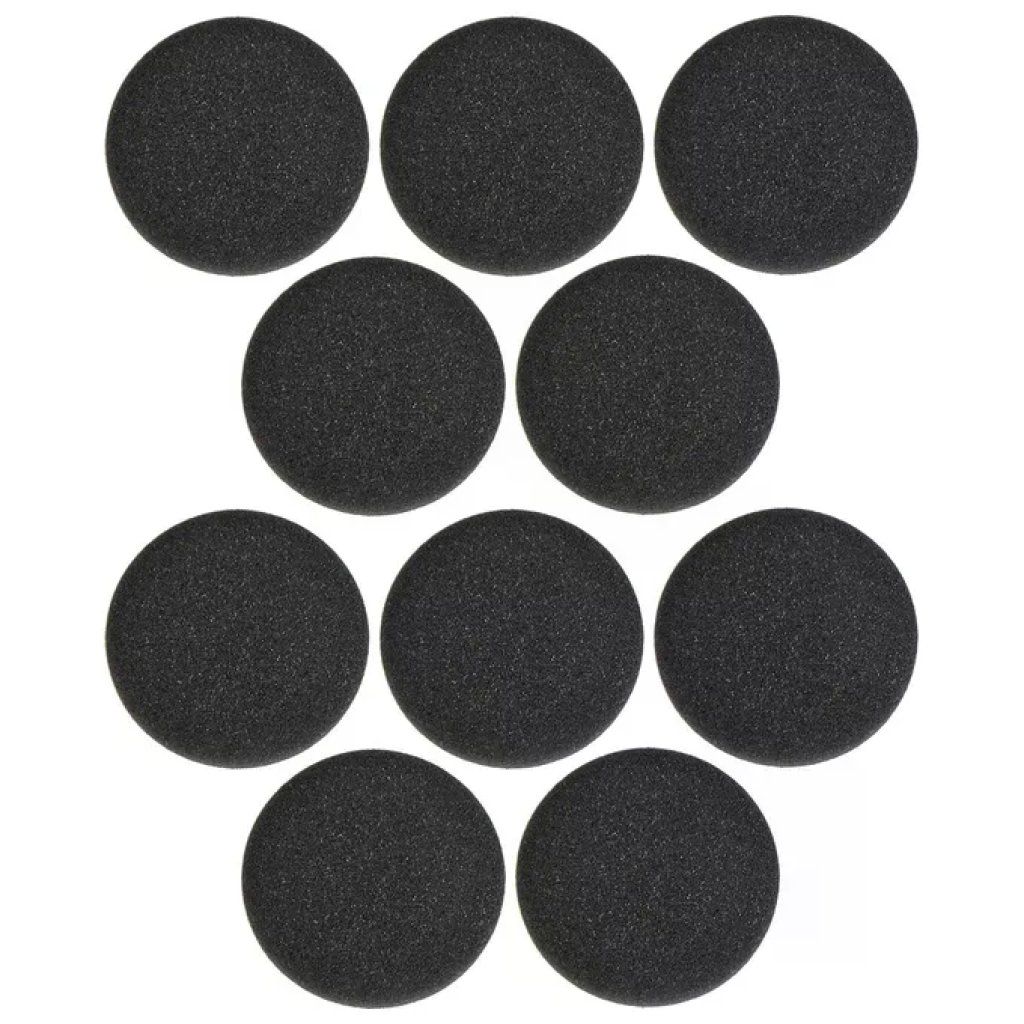 Jabra 14101-45 Cuscinetti Auricolari in Schiuma, 10 Pezzi, Neri