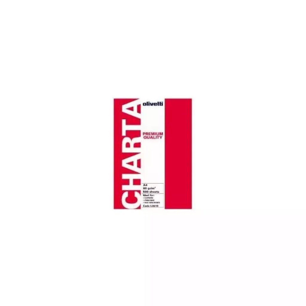 Olivetti L3619-5 Carta per Stampanti A4 80gr 500 Fogli Confezione da 5 Risme Inkjet Laser colore Bianco