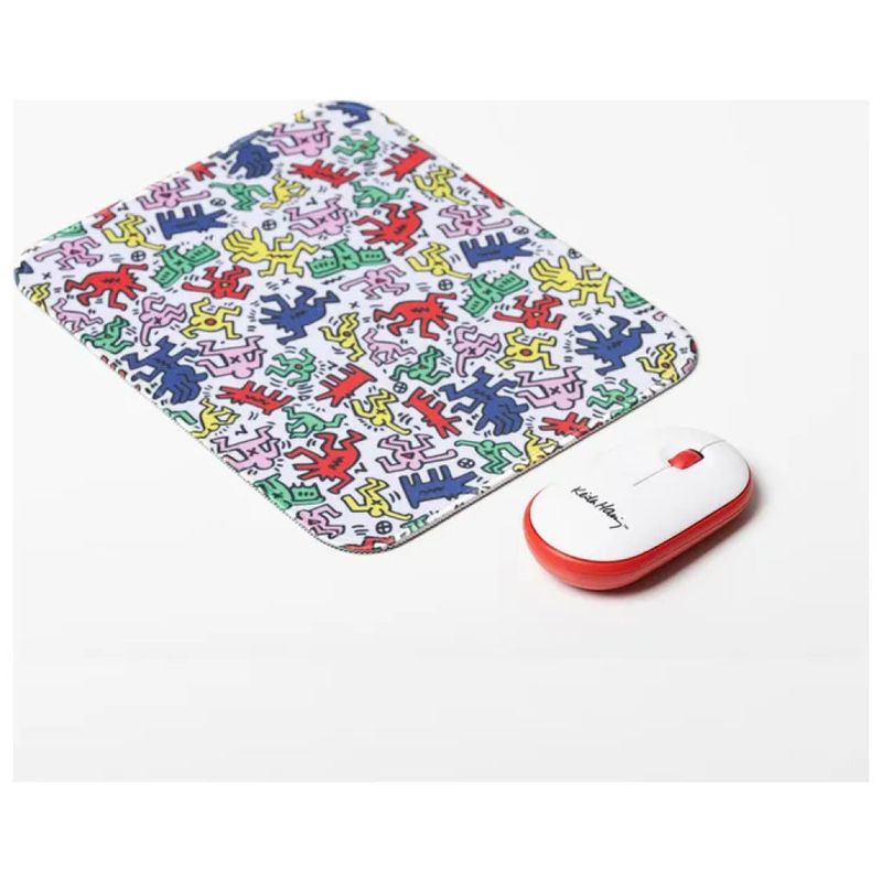 Celly Keith Haring Kit Mouse Wireless con Mousepad