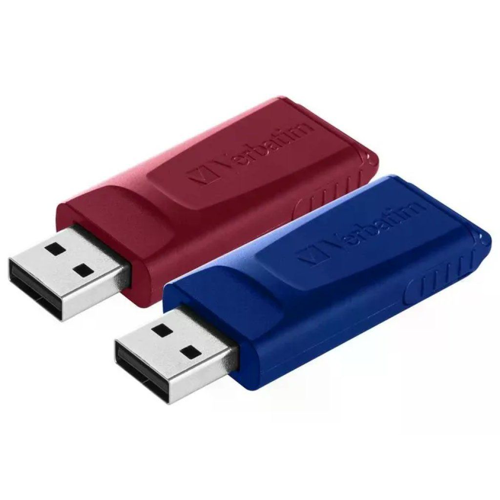 Verbatim Slider Chiavetta USB 32 GB USB 2.0 Blu e Rossa Verbatim Slider Chiavetta USB 32 GB USB 2.0 Blu e Rossa