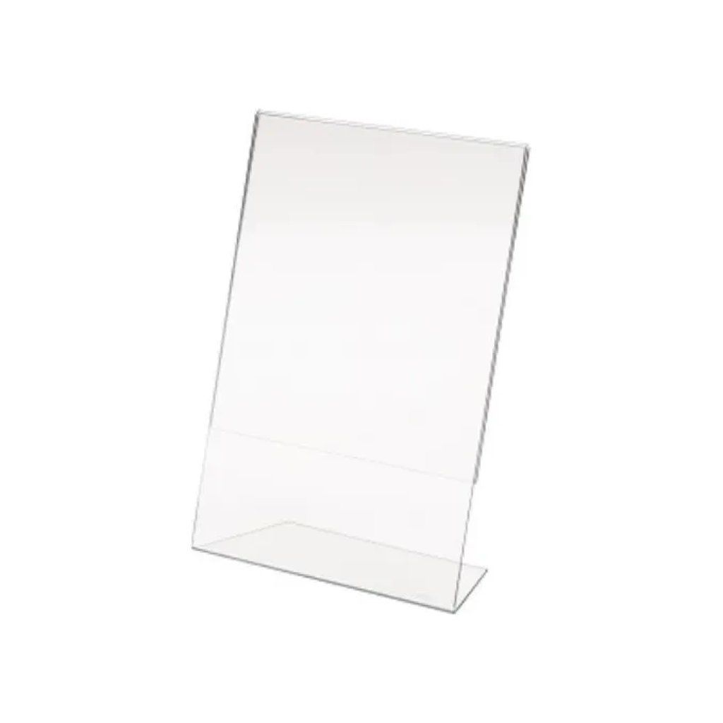 Lebez 7039 Portadepliant Acrilico Verticale 15x20 cm con Base a L colore Trasparente Lebez 7039 Portadepliant Acrilico Verticale 15x20 cm con Base a L colore Trasparente