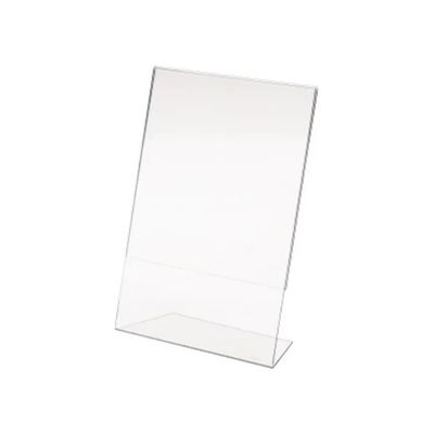 Lebez 7039 Portadepliant Verticale in Acrilico 15 × 20 cm Trasparente