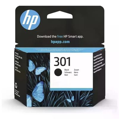 HP Cartuccia originale HP 301 nera CH561EE, 190 pagine