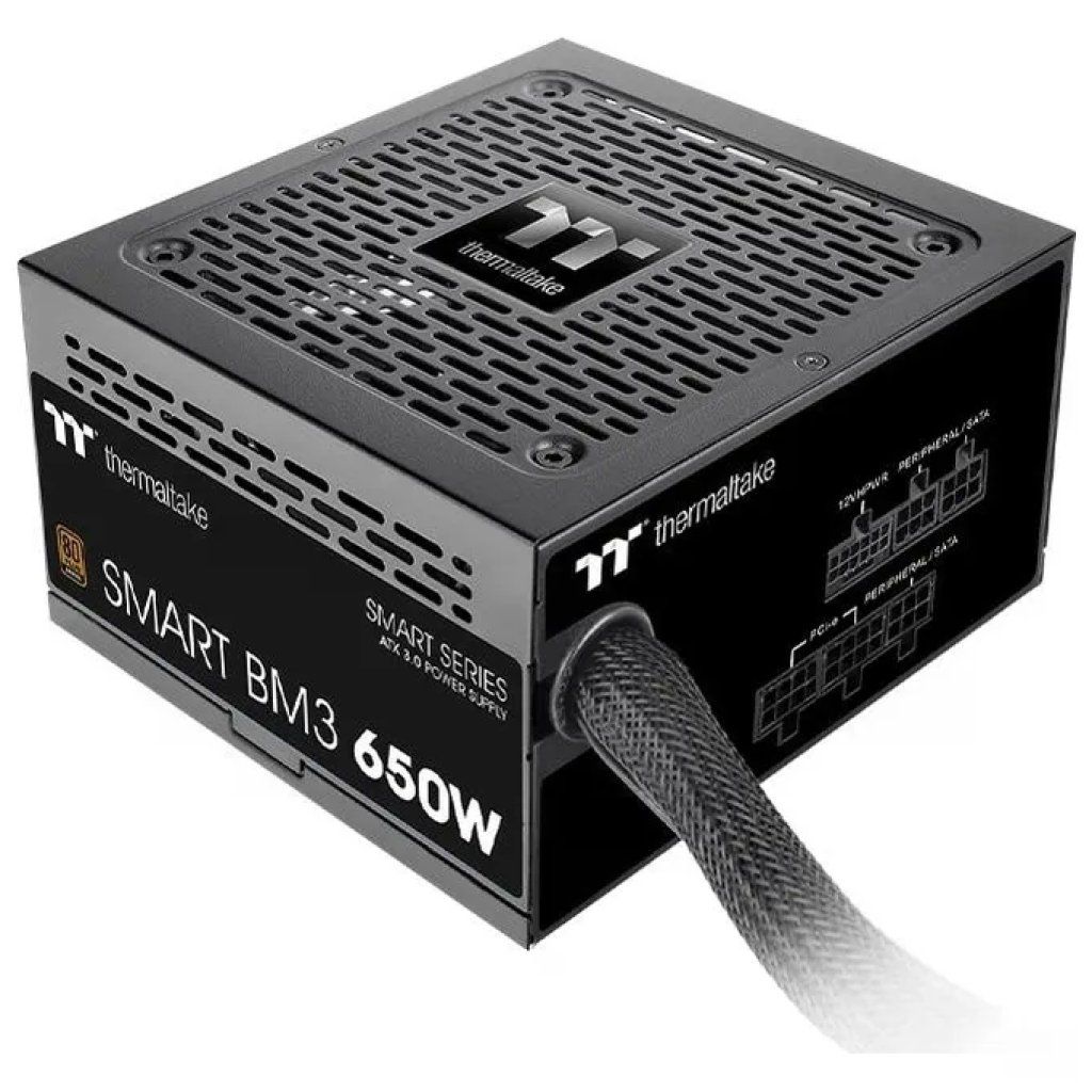 Thermaltake PS-SPD-0650MNFABE-3 Smart BM3 Alimentatore 650 W ATX3.0 Semi-modulare 80 PLUS Bronze colore Nero