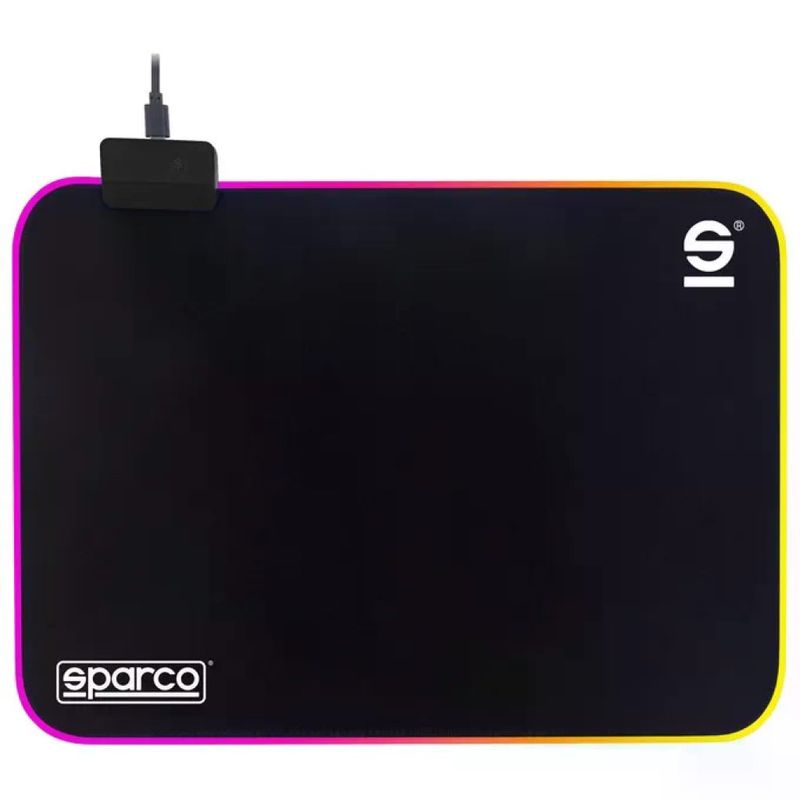 Celly Sparco Drift Tappetino Mouse Gaming RGB 50 x 25 cm Nero