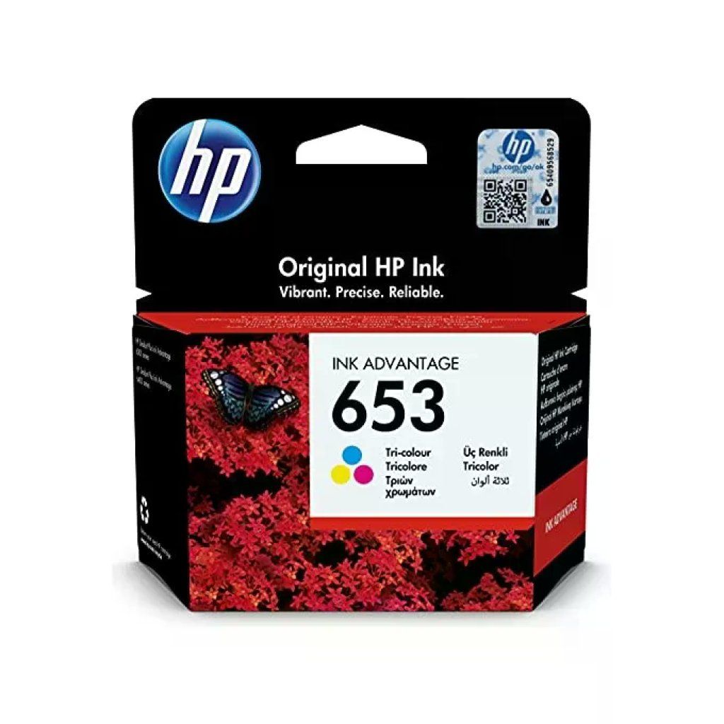 HP Cartuccia d’inchiostro originale HP 653 tricromia