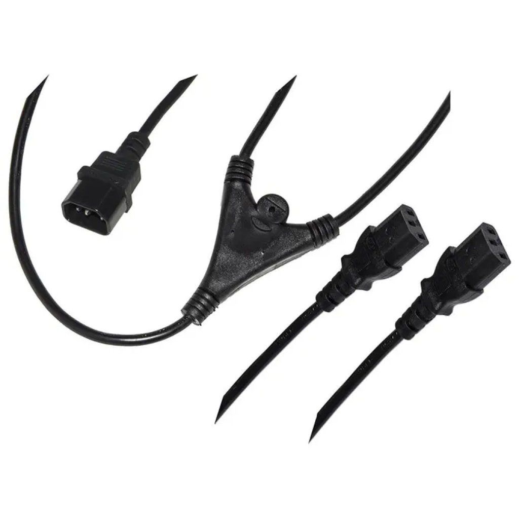LINK Cavo sdoppiatore IEC C14 a 2× IEC C13, 1,7 m