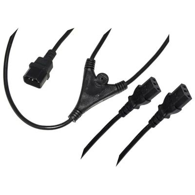 LINK Cavo sdoppiatore IEC C14 a 2× IEC C13, 1,7 m