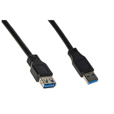 Link LKCU3010 Cavo prolunga USB 3.0 A maschio-femmina, 1 m, nero Link LKCU3010 Cavo prolunga USB 3.0 A maschio-femmina, 1 m, nero