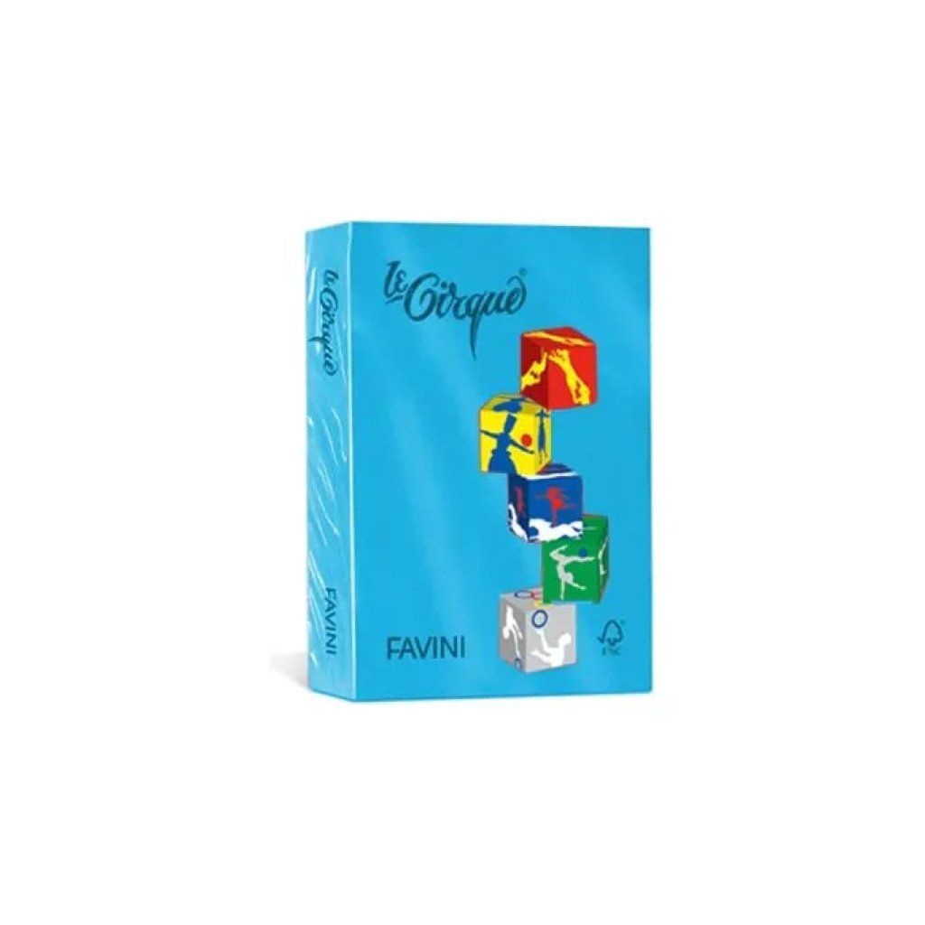 CARTOTECNICA FAVINI Favini Le Cirque carta colorata A4 80 g/m² Azzurro Real CARTOTECNICA FAVINI Favini Le Cirque carta colorata A4 80 g/m² Azzurro Real