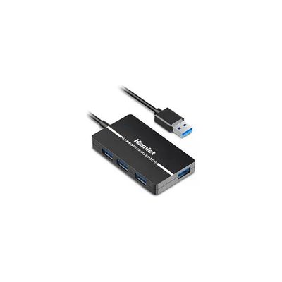 Hamlet XHUB-04U3P Hub USB 3.0 a 4 porte con alimentatore
