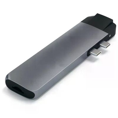 Satechi ST-TCPHEM Hub USB-C Multiporta con Ethernet Gigabit HDMI 4K USB 3 Satechi ST-TCPHEM Hub USB-C Multiporta con Ethernet Gigabit HDMI 4K USB 3