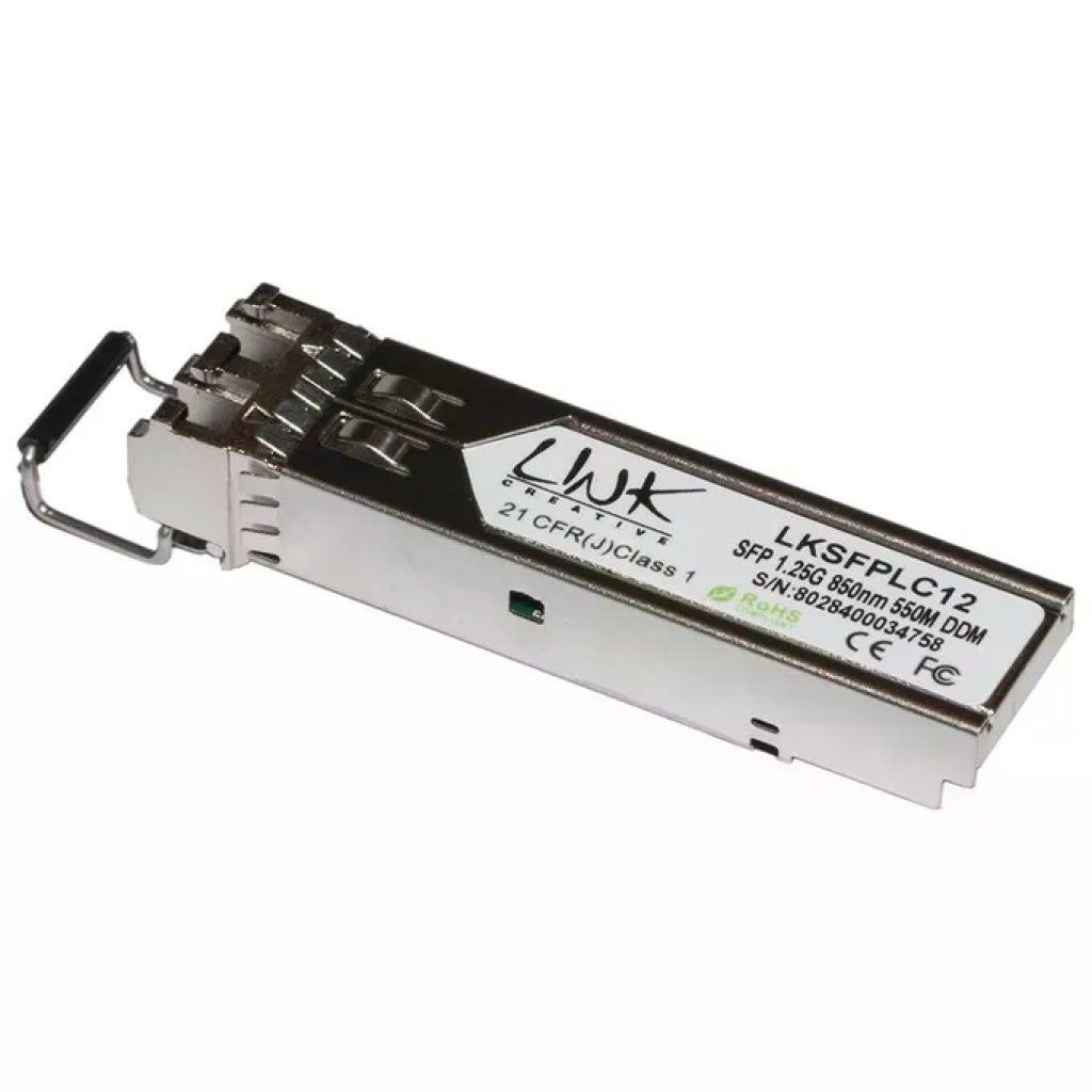 LINK LKSFPLC12 Modulo SFP Gigabit Multimode LC Duplex 850 nm