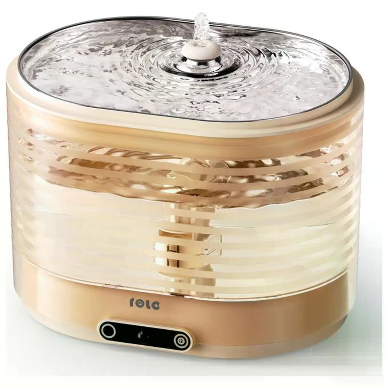Enabot Rola Fontanella Wi-Fi Senza Fili per Gatti, 2 L, Beige