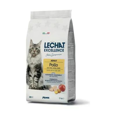 Monge Lechat Excellence Adult con Pollo e Tacchino 1,5 kg
