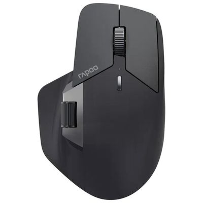 Rapoo MT760L Mouse Wireless Ottico 4000 DPI Bluetooth Nero-Grigio
